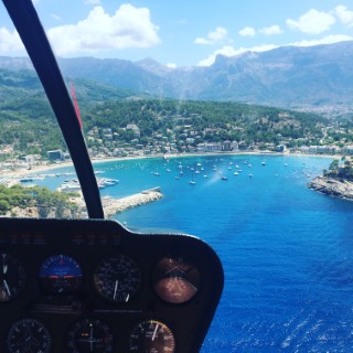 Vuelo en helicóptero sobre Mallorca